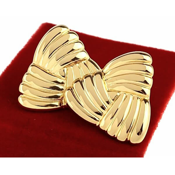 Golden Anti Tarnish Triangle Earrings